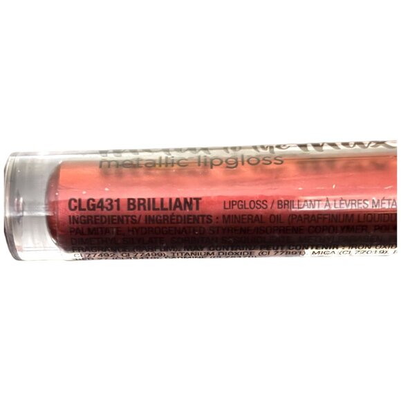 L.A. Colors Metal To The Max Metallic Lipgloss BRILLIANT CLG431 Sealed NWOB - Picture 3 of 3